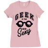 geek is the new sexy! Ladies Fitted T-Shirt