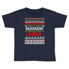 santa only comes once a year mamaw is always here to cheer Toddler T-shirt