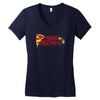 merry pizzamas 3 Women's V-Neck T-Shirt