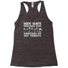 men have feelings ... thirsty Racerback Tank