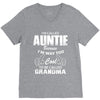 I&rsquo;m Called Auntie Because I&rsquo;m Way Too Cool To Be Called Grandma V-Neck Tee