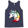 rainbow unicorn Tank Top