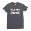 hillary is my homegirl funny Ladies Fitted T-Shirt