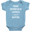 laziness and napping Baby Onesie