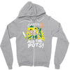 smash all the pots clearance Zipper Hoodie