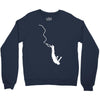 bungeejumping bungeespringen fun sport hobby freizeit extremsport Crewneck Sweatshirt