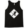 ninja crossing sign Tank Top