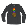rainbow pineaplle Long Sleeve Shirts