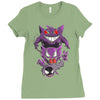 pokemon the ghost Ladies Fitted T-Shirt