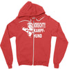 vorsicht kampfhund  funny Zipper Hoodie