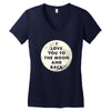 I Love You To The Moon And Back Women's V-Neck T-Shirt