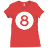 magic 8 ball Ladies Fitted T-Shirt