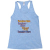 teachers give, share, care Racerback Tank