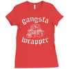 gangsta wrapper Ladies Fitted T-Shirt
