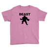 beast muscle guy workout Youth Tee