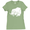 sancho und pancho kult fun fr&ouml;sche frog oldschool Ladies Fitted T-Shirt