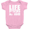 ow life begins at 18 meters Baby Onesie