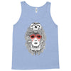 girl and skull Tank Top
