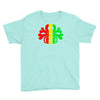 rasta skull and crossbones reggae dub club rave Youth Tee