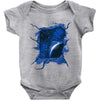 pocketless universe Baby Onesie