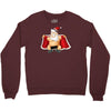 funny flashing naked nude christmas santa claus Crewneck Sweatshirt