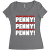 bbt knock knock penny Women's Triblend Scoop T-shirt