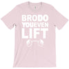 bro do you even lift baseball raglan T-Shirt