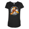 boxers support leukemia awareness Maternity Scoop Neck T-shirt