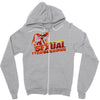 sexual tyrannosaurus Zipper Hoodie