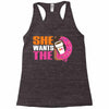 She Wants The D - Dunkin Donuts Racerback Tank
