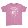 original parts vintage established 1972 perfectly aged Youth Tee