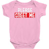 greet me Baby Bodysuit