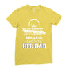 i get awesome husband Ladies Fitted T-Shirt