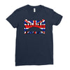 skinhead union jack, ideal birthday gift or present Ladies Fitted T-Shirt