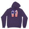 paire de tongues am&eacute;ricaine Unisex Hoodie