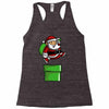 santa jumps Racerback Tank