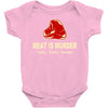 meat is murder tasty tasty murder Baby Onesie