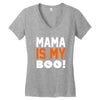 mama is my boo T-Shirt Women's V-Neck T-Shirt