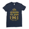queens are born in 1961 Ladies Fitted T-Shirt
