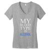 my blood type is alcohol Women's V-Neck T-Shirt