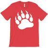 tiger paw sticker vinyl decal   wildcat claws print pet car window tru T-Shirt