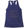 coffee is necessary Racerback Tank