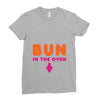 Bun in the Oven Ladies Fitted T-Shirt