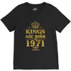 kings are born in 1971 V-Neck Tee