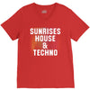 Sunrises House &amp; Techno V-Neck Tee