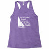 you cant control wind but Racerback Tank