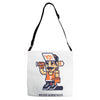 never surrender Adjustable Strap Totes