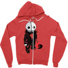 creepy doll trick or treat Zipper Hoodie