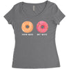 your wife my wife donuts Women's Triblend Scoop T-shirt