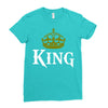 king Ladies Fitted T-Shirt